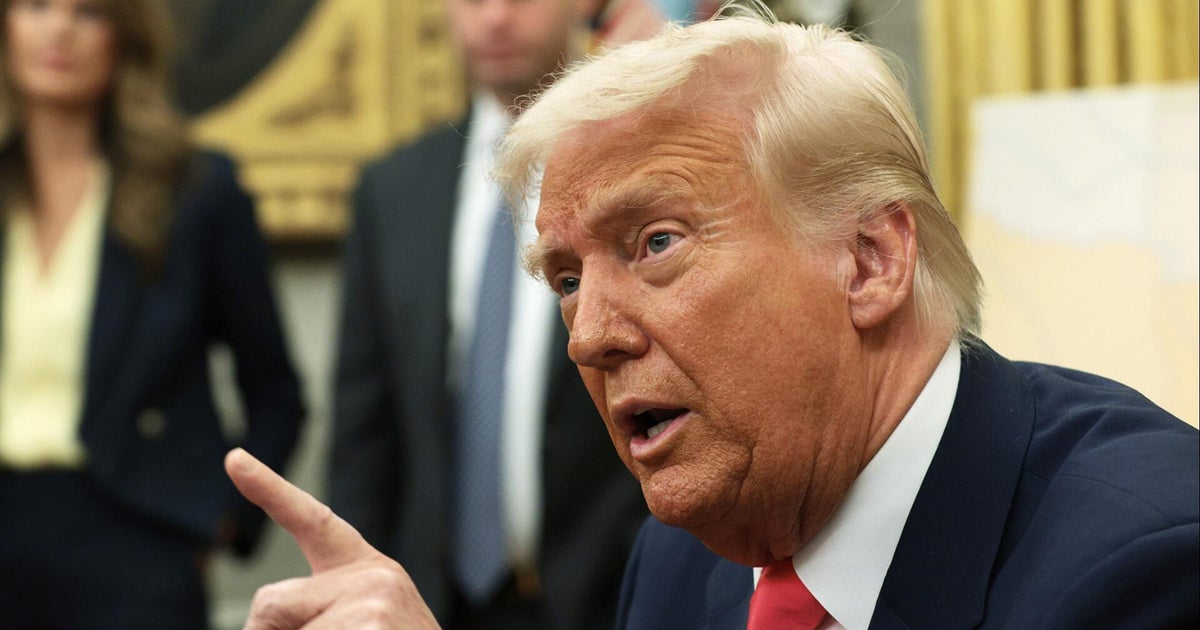 Investors are fleeing U.S. stocks as tariff risks loom - CBS News
