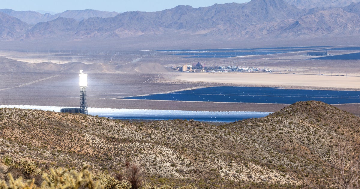 Nevada community hopes Trump will slow expansion of solar farms in their area - CBS News