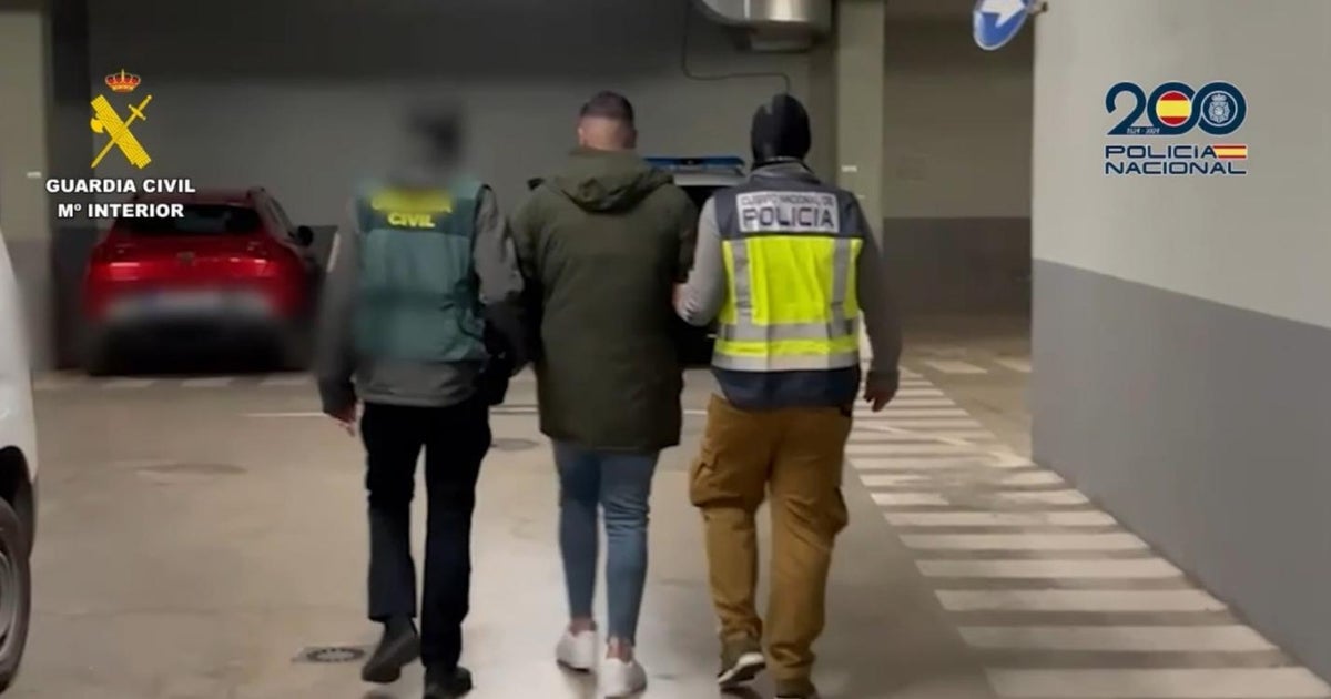 Police in Spain unearth underground shooting range and buried guns allegedly used by weapons trafficking ring - CBS News