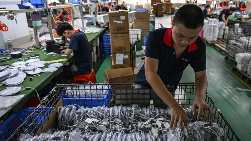 China PMI: Factories take a big blow as Trump’s tariffs bite | CNN Business