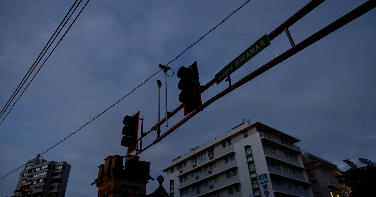 Puerto Rico power outage leaves most of the island in the dark ahead of Easter weekend - CBS News