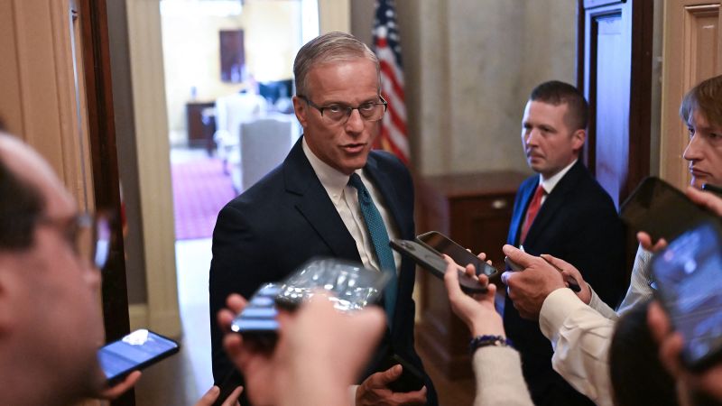 GOP support for Trump agenda in limbo as Senate barrels toward weekend vote | CNN Politics