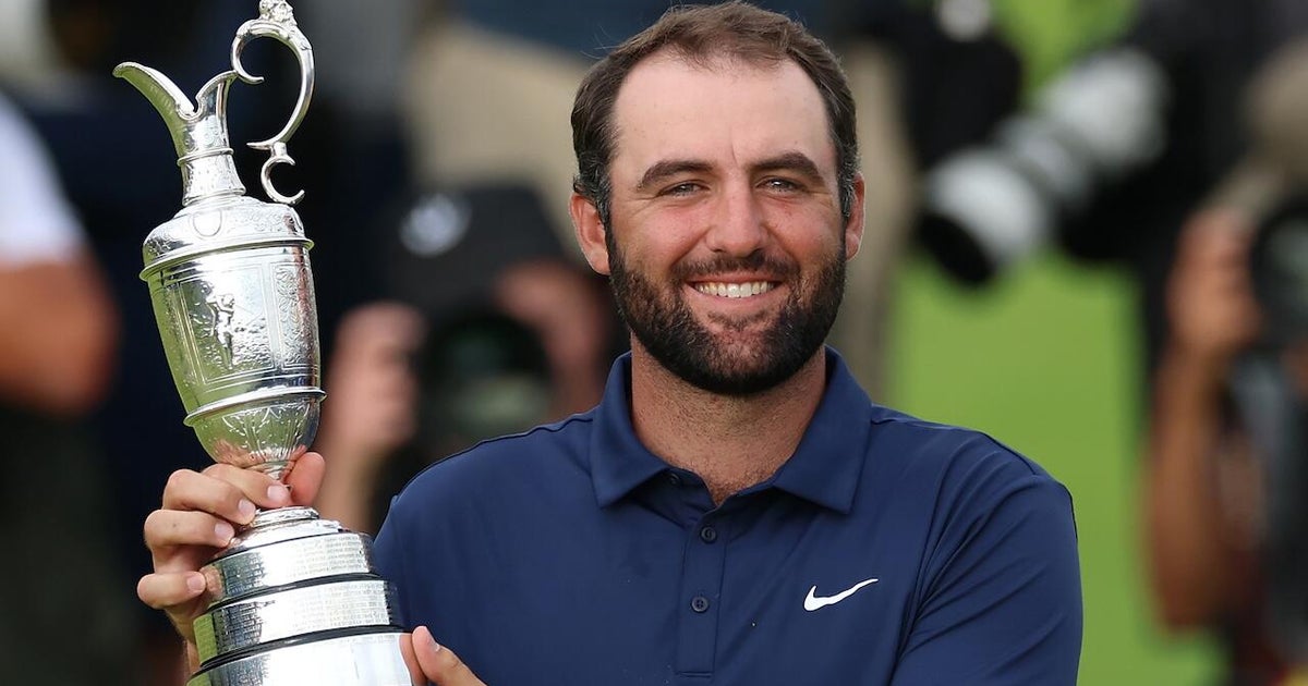 Scottie Scheffler wins first British Open, inches closer to Grand Slam - CBS News