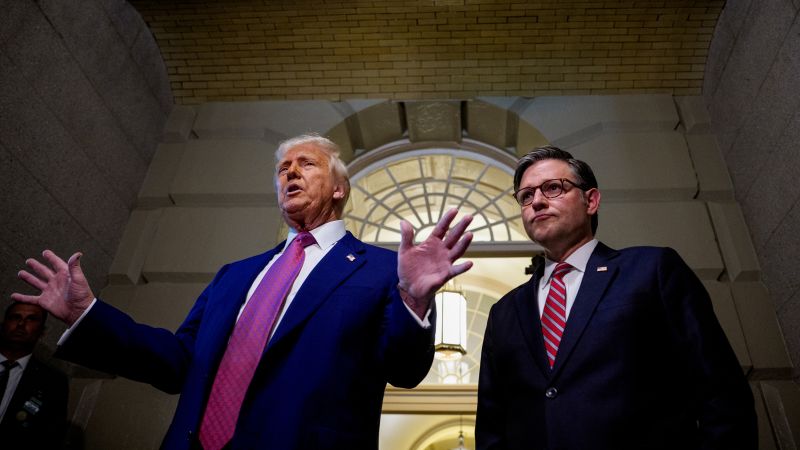 Trump’s massive domestic policy bill put to stress test in the House | CNN Politics