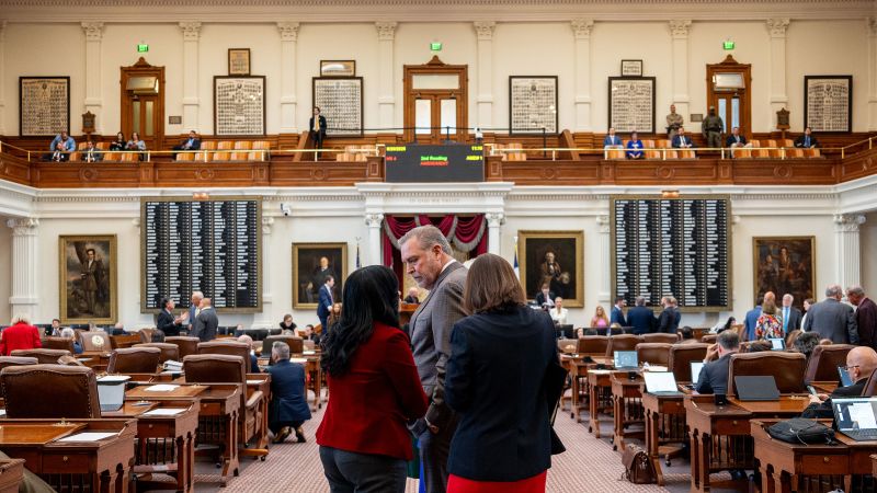 Texas House passes GOP-drawn congressional maps, sending bill to Senate for final approval | CNN Politics