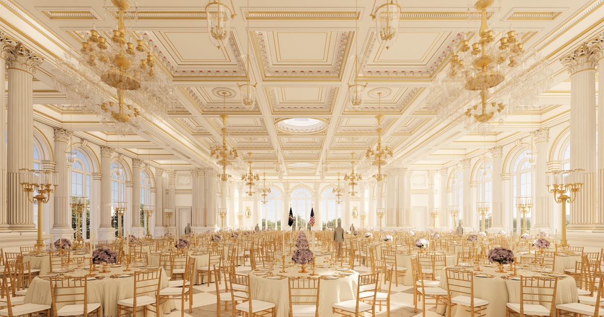 White House to add 90,000-square-foot ballroom to East Wing - CBS News