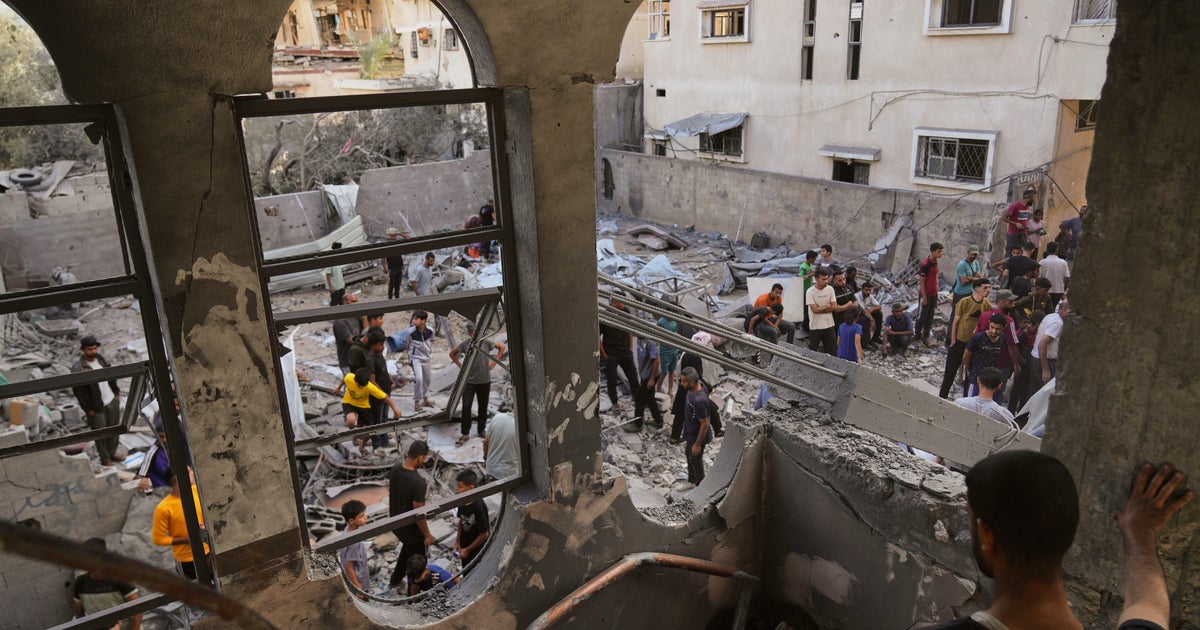 Airstrikes and shooting kill at least 38 people in Gaza as calls for ceasefire grow - CBS News
