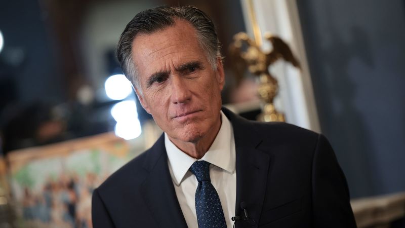 Mitt Romney reveals he personally urged Biden administration to preemptively pardon Donald Trump | CNN Politics