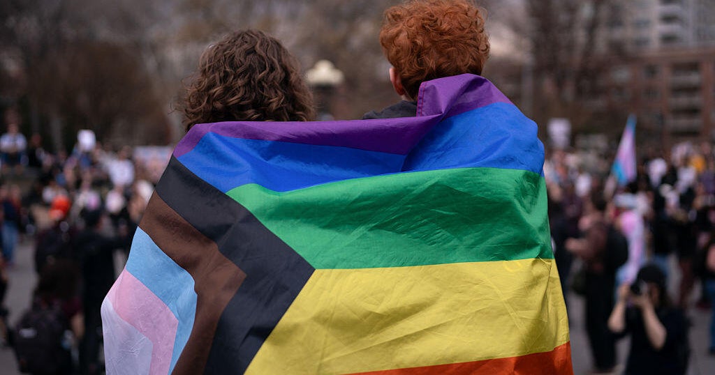 Mental health distress among the nation's LGBTQ+ youth is increasing, study finds - CBS News