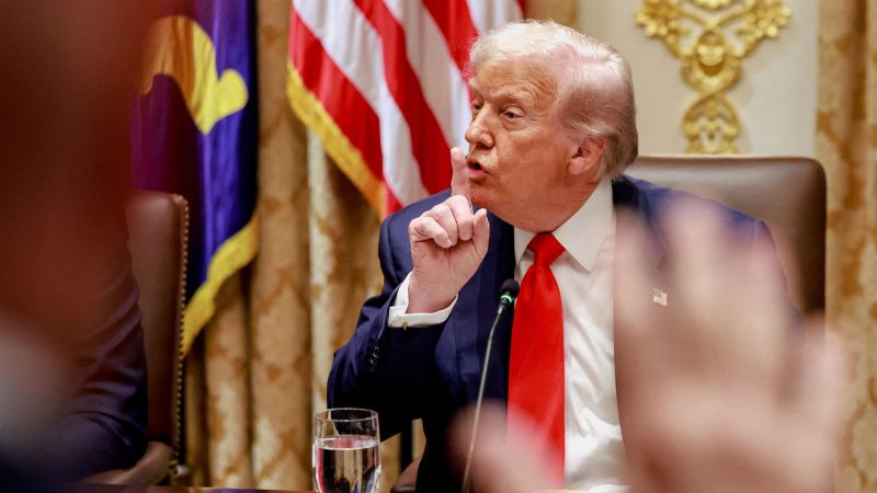 Trump’s shutdown moves show he believes he controls the federal purse | CNN Politics