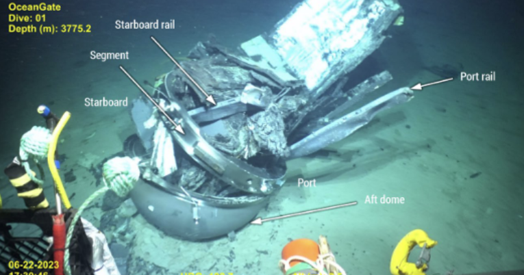 Titan submersible was damaged in previous dives before fatal implosion, NTSB finds - CBS News
