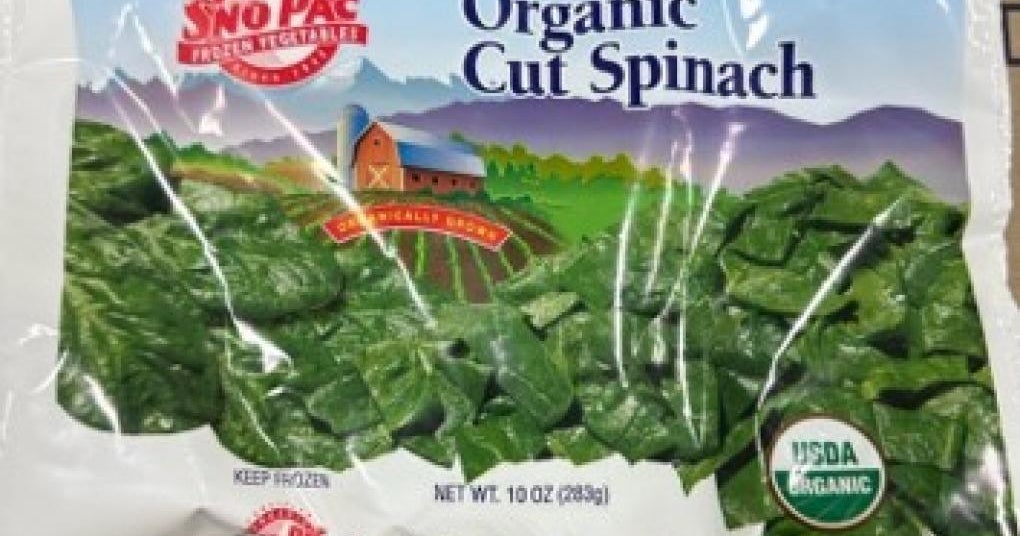 Organic frozen spinach distributed nationwide recalled due to potential listeria contamination - CBS News
