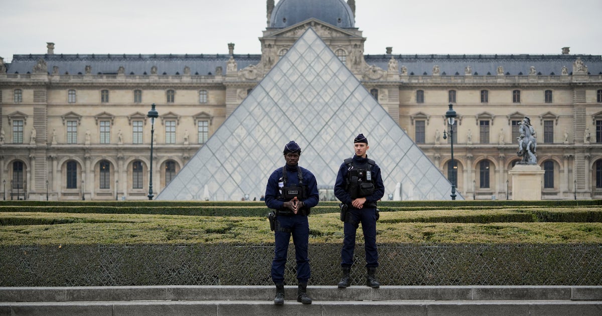 Stolen Louvre jewels weren't privately insured, French government says - CBS News