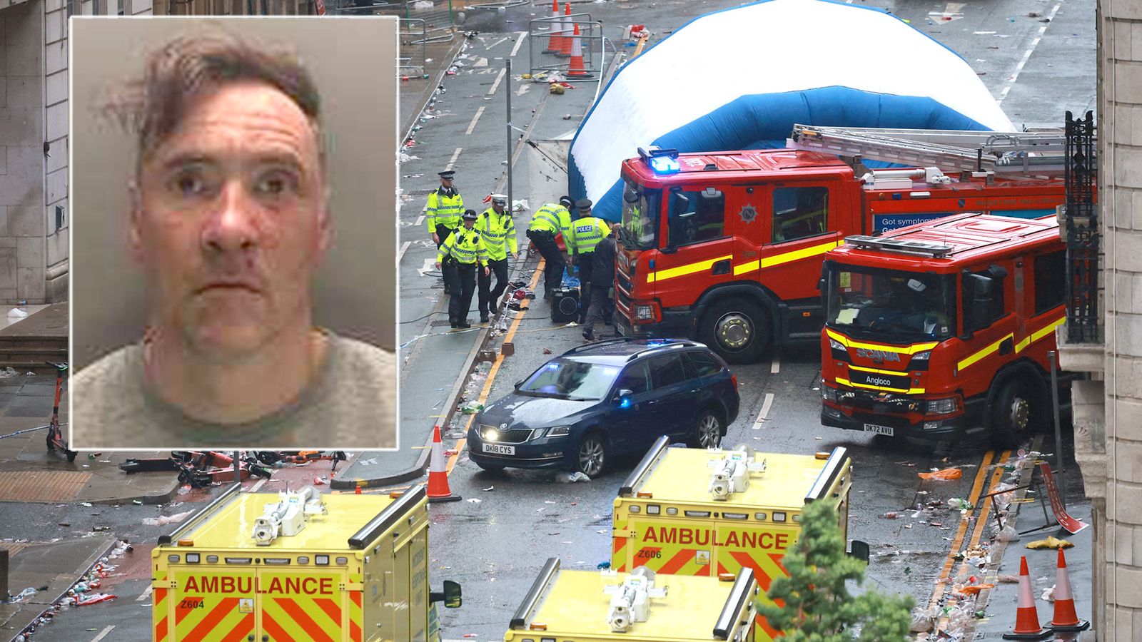 Paul Doyle latest: Ex-marine in tears as he pleads guilty after driving into Liverpool fans at victory parade | UK News | Sky News