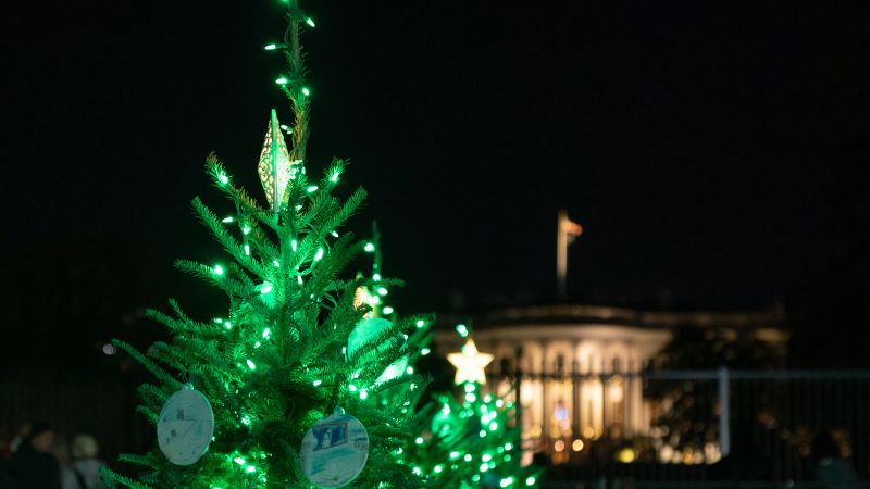 White House holiday festivities get underway despite ballroom construction | CNN Politics