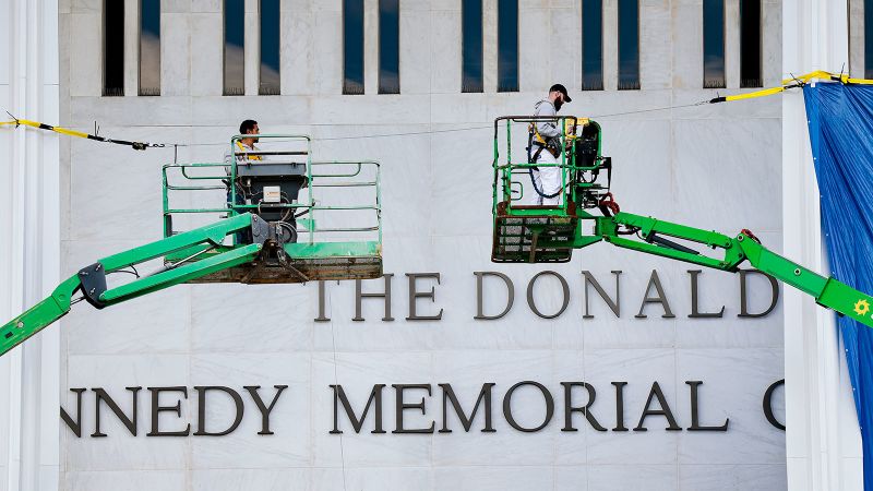 Kennedy Center: Annual Christmas Eve jazz concert canceled after Trump’s name installed | CNN Politics