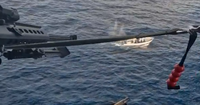 Coast Guard releases video of cocaine seizure in Pacific, showing shots fired at alleged drug boat - CBS News