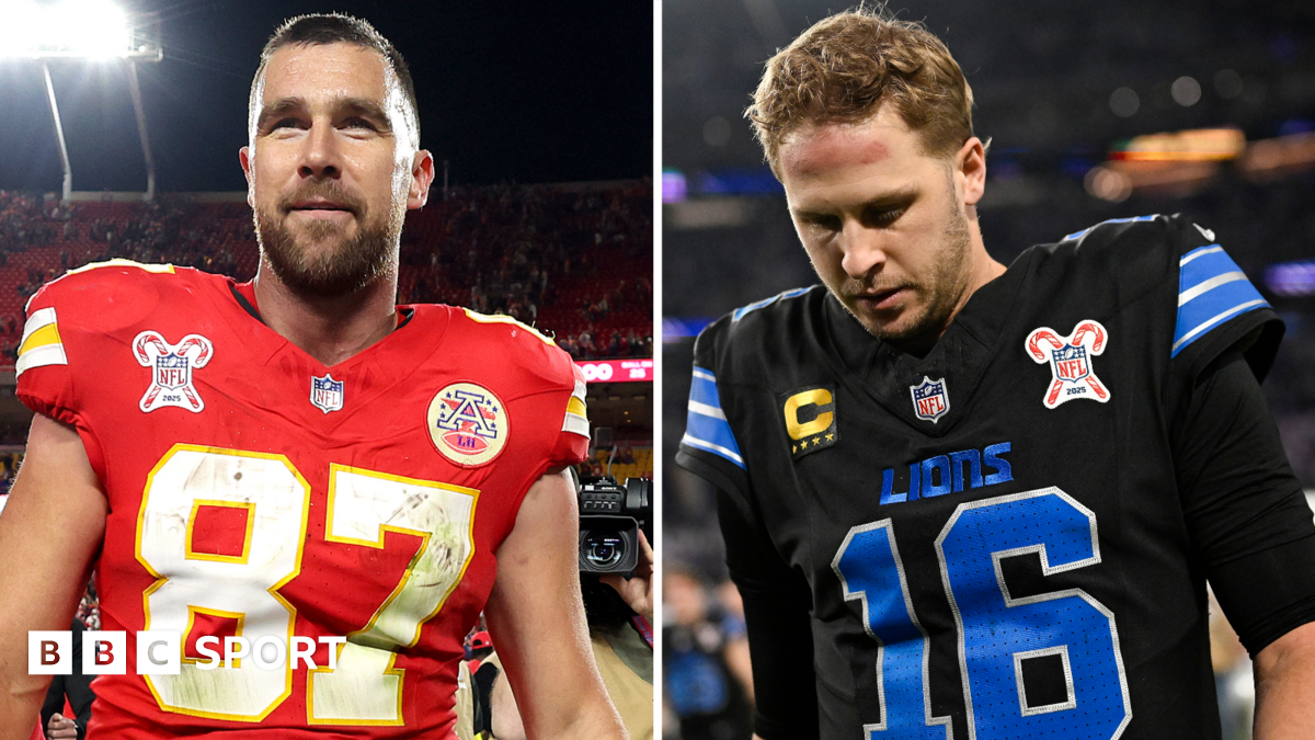 NFL Christmas Day results: Detroit Lions out of play-offs, Broncos beat Chiefs amid Travis Kelce retirement hints - BBC Sport