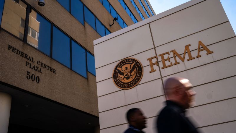 Federal judge says Trump administration must restore disaster money to Democratic states | CNN Politics