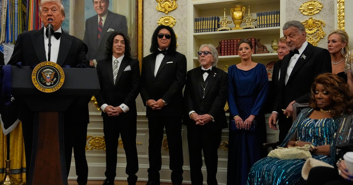 Trump awards medals to the Kennedy Center honorees including Sylvester Stallone, George Strait and more - CBS News