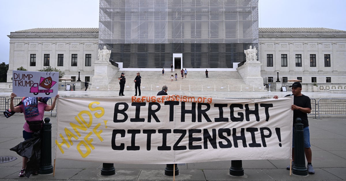 Supreme Court agrees to decide constitutionality of Trump's plan to end birthright citizenship - CBS News