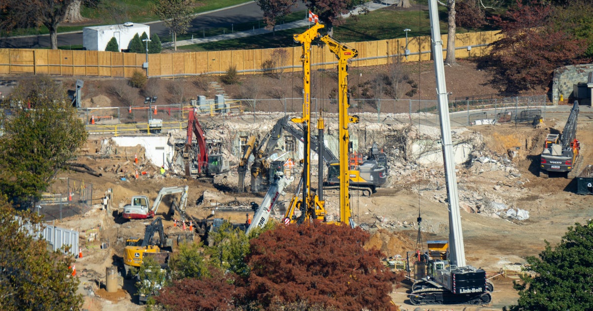 Historic preservation group sues Trump over White House ballroom project - CBS News