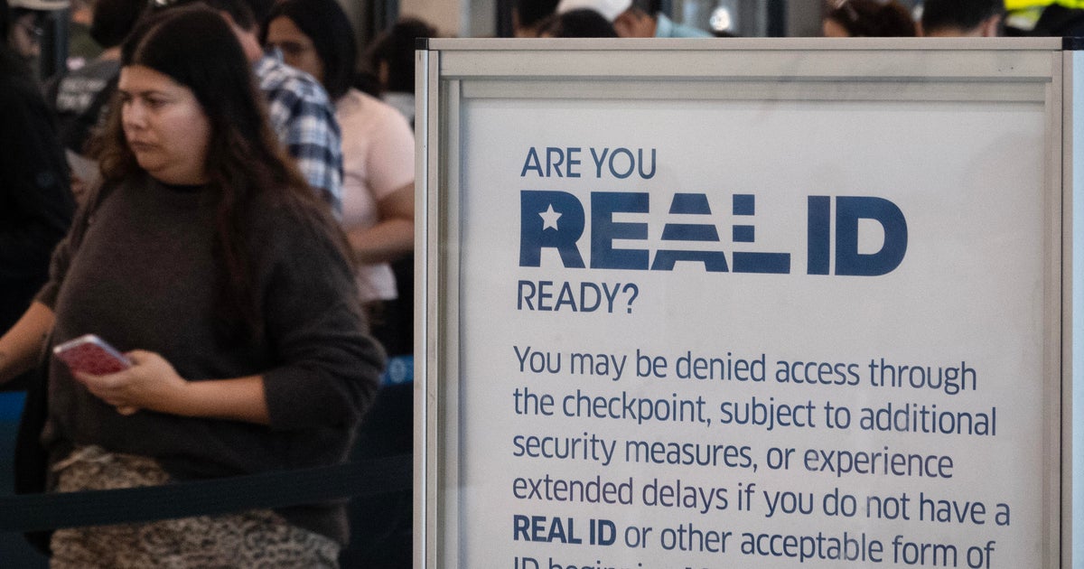 TSA to start charging travelers $45 if they don't have a Real ID. Here are the details. - CBS News