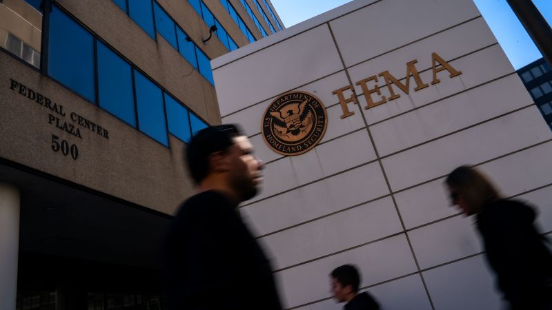 FEMA planning exercise envisioned deep workforce cuts, adding to uncertainty around agency’s future | CNN Politics