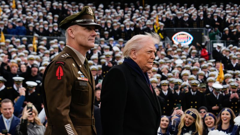 Trump vows executive order to protect Army-Navy game from competing football broadcasts | CNN Politics
