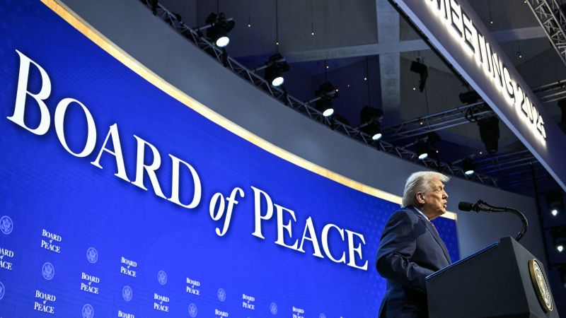 US plans inaugural meeting of Trump’s ‘Board of Peace’ as questions remain over group’s mandate | CNN Politics