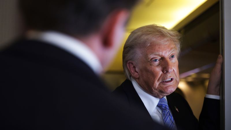 Trump issues warning to Iran after national security team meeting | CNN Politics