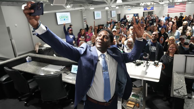 Democrat Chedrick Greene’s win in Michigan state Senate election gives the party another over-performance | CNN Politics