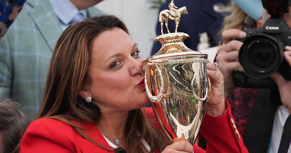 Kentucky Derby-winning trainer Cherie DeVaux hopes more women will succeed in horse racing after historic win - CBS News