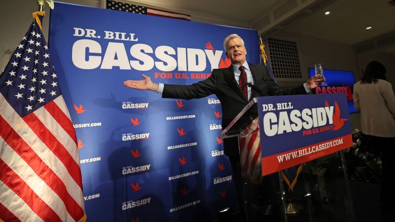 Takeaways from Sen. Bill Cassidy’s defeat in Louisiana Senate primary election | CNN Politics