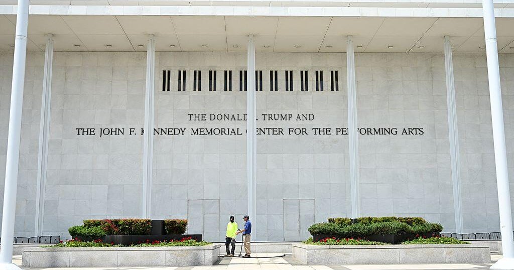 White House to appeal judge's order to remove Trump's name from Kennedy Center - CBS News
