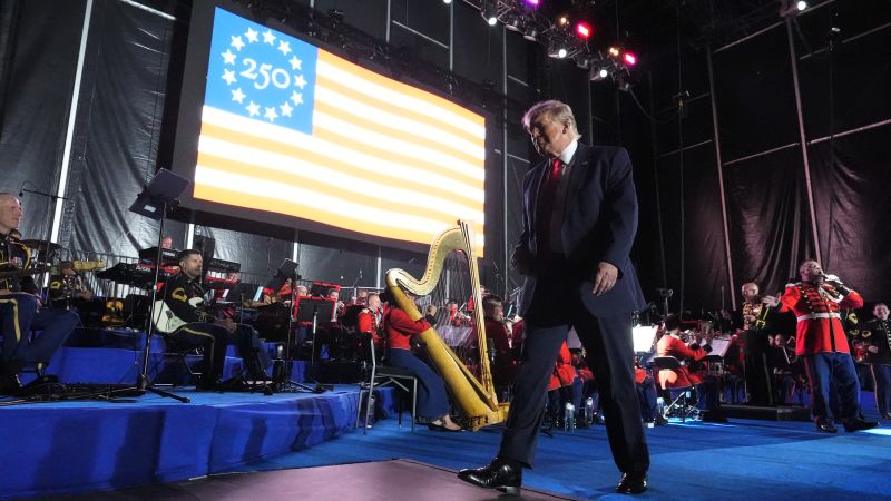Analysis: Is Trump celebrating the country, or himself, on America’s 250th? | CNN Politics