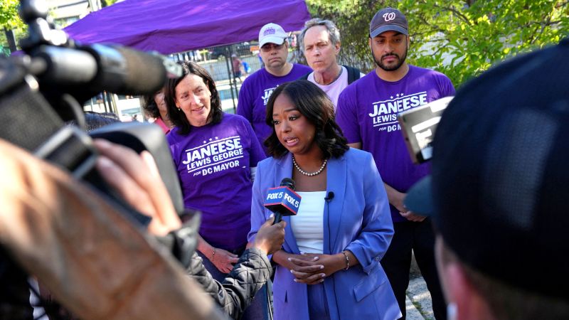 Democratic socialist Janeese Lewis George’s opponent concedes in DC mayoral race | CNN Politics