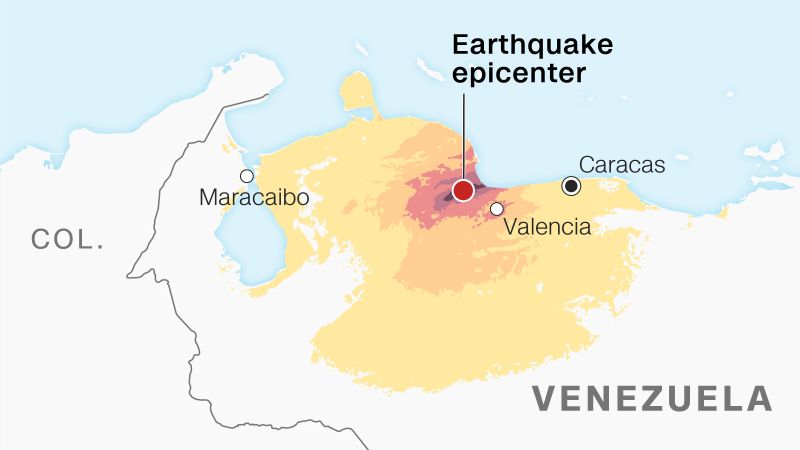 Visualizing the Venezuela earthquakes in maps and charts | CNN