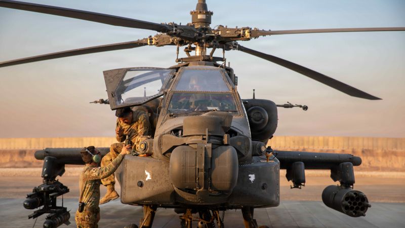 US Apache helicopter: Trump says ‘pilots are fine’ after report it went down near Strait of Hormuz | CNN