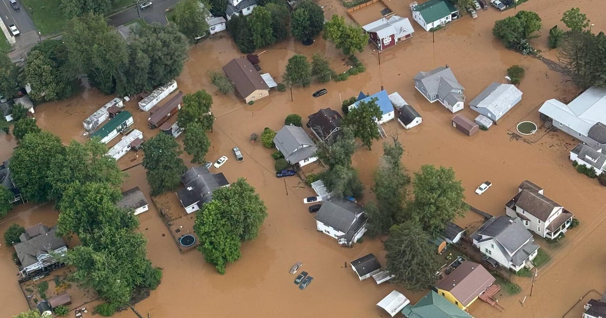 Flash floods inundate West Virginia after 7 inches of rain; National Guard deployed - CBS News