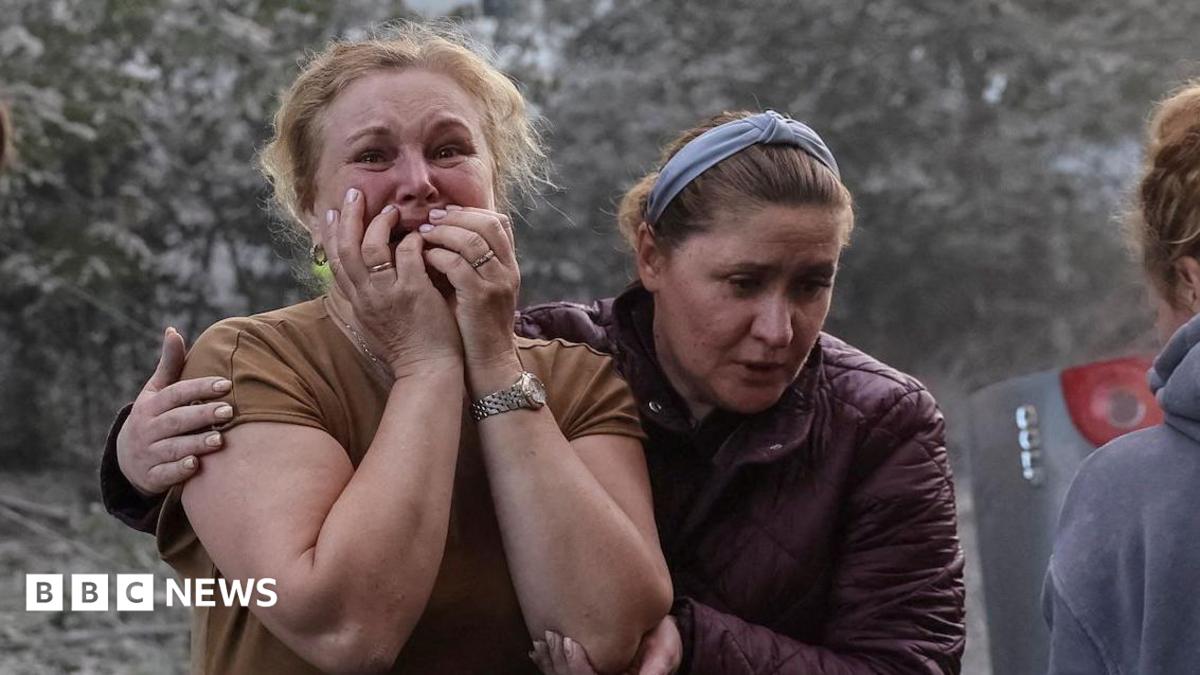 Children among eight dead in Russian strikes, Ukraine officials say - BBC News