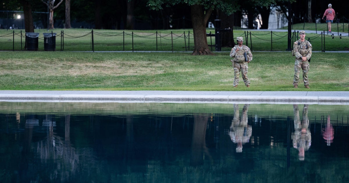 Olympian David Hearn pleads not guilty to charges of damaging Reflecting Pool - CBS News