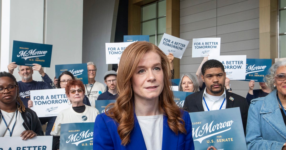 Mallory McMorrow suspends Senate campaign in Michigan - CBS News