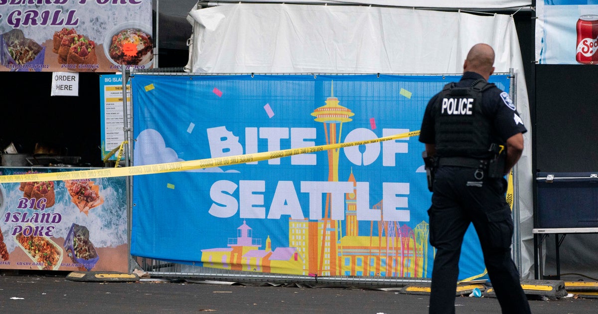 Shooting at Seattle food festival kills 3, leaves 4 wounded near Space Needle, authorities say - CBS News