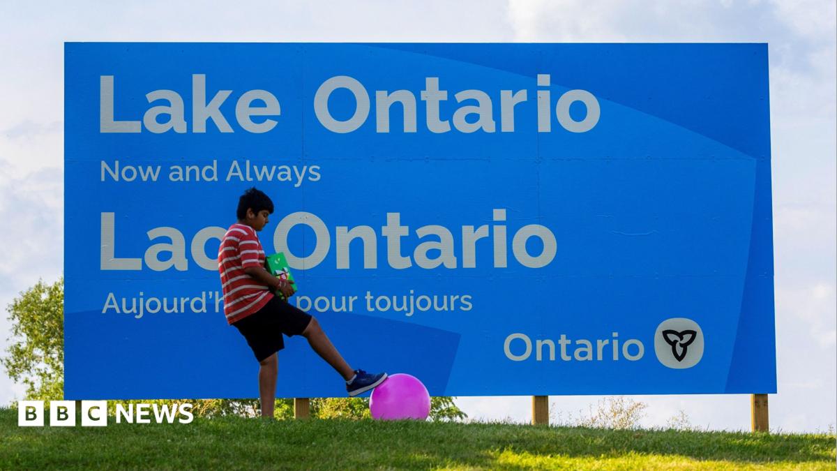 Apple Maps renames Lake Ontario as Lake America after Trump order - BBC News