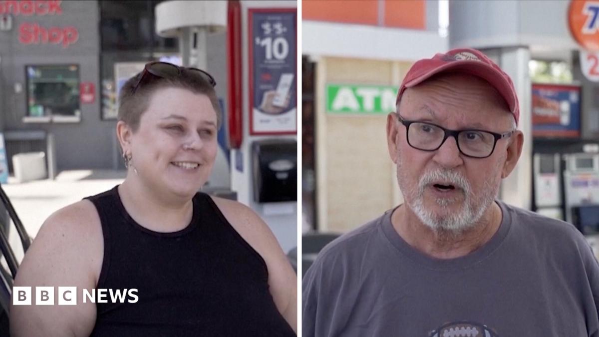 'It's disappointing': Americans react to record high Labor Day fuel prices - BBC News