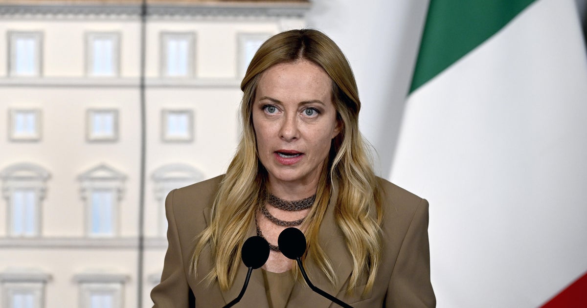 Italy leader Giorgia Meloni announces plans to limit foreign student numbers, ban face coverings in schools - CBS News